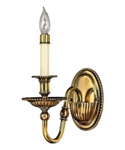 1 Light Indoor Candle-Style Sconce Wall Sconce from the Cambridge Collection